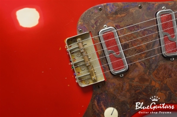 IRIS #172 Medium Aged - Fiesta Red with Copper Red