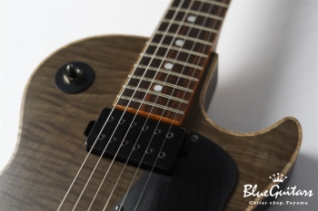 Omega Flame Maple Top - See Through Black