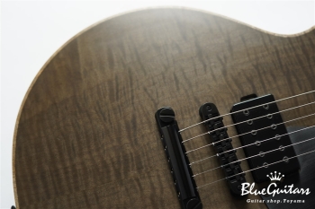 Omega Flame Maple Top - See Through Black
