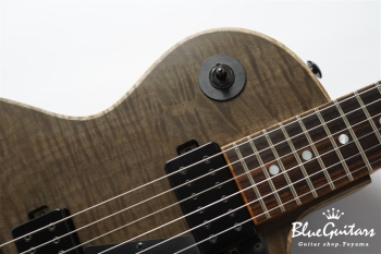 Omega Flame Maple Top - See Through Black
