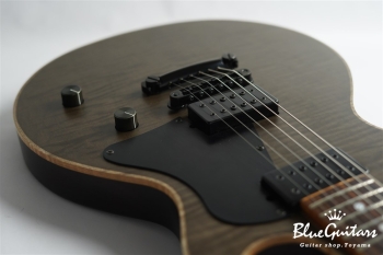 Omega Flame Maple Top - See Through Black