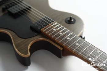 Omega Flame Maple Top - See Through Black