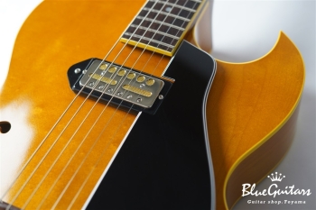 Muddy Deep Body - Amber Natural / Lollar GOLD FOIL DOGEAR PU Modified