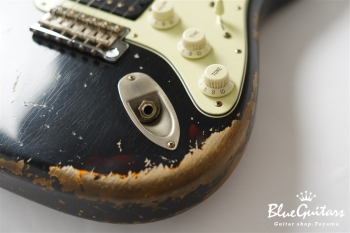 XSC-2 Black over 3 Tone Burst Heavy Aged / Alder / 5A Roasted Flame Maple #3905