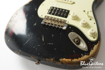 XSC-2 Black over 3 Tone Burst Heavy Aged / Alder / 5A Roasted Flame Maple #3905