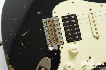 XSC-2 Black over 3 Tone Burst Heavy Aged / Alder / 5A Roasted Flame Maple #3905