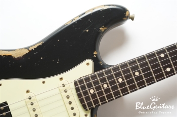 XSC-2 Black over 3 Tone Burst Heavy Aged / Alder / 5A Roasted Flame Maple #3905