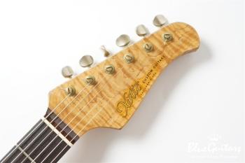 XSC-2 Black over 3 Tone Burst Heavy Aged / Alder / 5A Roasted Flame Maple #3905