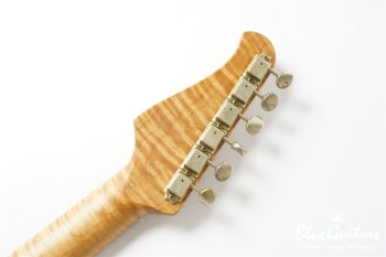 XSC-2 Black over 3 Tone Burst Heavy Aged / Alder / 5A Roasted Flame Maple #3905