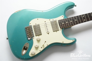 XSC-4 Pelham Blue Medium Aged / Alder / Roasted Flame Maple Reverse Head #3907