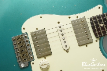 XSC-4 Pelham Blue Medium Aged / Alder / Roasted Flame Maple Reverse Head #3907