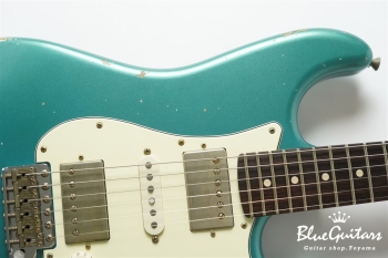 XSC-4 Pelham Blue Medium Aged / Alder / Roasted Flame Maple Reverse Head #3907