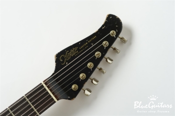 XSC-4 Pelham Blue Medium Aged / Alder / Roasted Flame Maple Reverse Head #3907