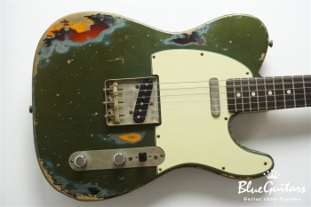 XTC-1 Vintage Charcoal Frost Metallic over 3 Tone Burst Heavy Aged / Alder / Roasted Flame Maple #3911