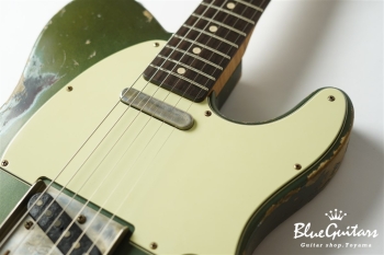 XTC-1 Vintage Charcoal Frost Metallic over 3 Tone Burst Heavy Aged / Alder / Roasted Flame Maple #3911