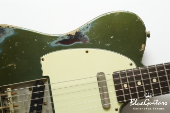 XTC-1 Vintage Charcoal Frost Metallic over 3 Tone Burst Heavy Aged / Alder / Roasted Flame Maple #3911