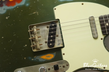 XTC-1 Vintage Charcoal Frost Metallic over 3 Tone Burst Heavy Aged / Alder / Roasted Flame Maple #3911