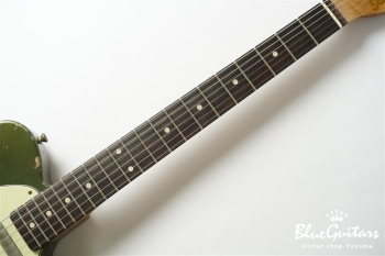 XTC-1 Vintage Charcoal Frost Metallic over 3 Tone Burst Heavy Aged / Alder / Roasted Flame Maple #3911