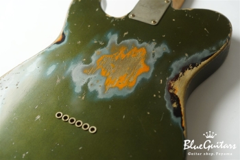 XTC-1 Vintage Charcoal Frost Metallic over 3 Tone Burst Heavy Aged / Alder / Roasted Flame Maple #3911