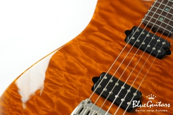 Standard Quilt Maple Top - Trans Honey / Matching Quilt Headstock