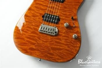 Standard Quilt Maple Top - Trans Honey / Matching Quilt Headstock
