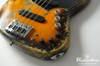 XJ-1T 4st 2 Tone Burst Super Heavy Aged / Ash / M #3264