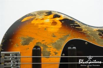 XJ-1T 4st 2 Tone Burst Super Heavy Aged / Ash / M #3264