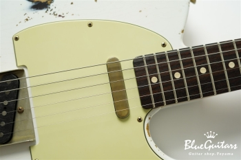 XTC-1 Olympic White over 3 Tone Burst Heavy Aged / Alder / Roasted Flame Maple #3910