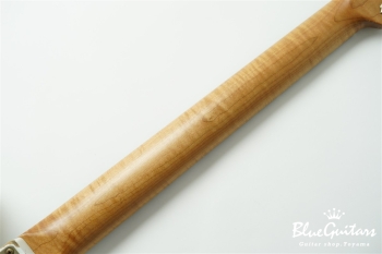 XTC-1 Olympic White over 3 Tone Burst Heavy Aged / Alder / Roasted Flame Maple #3910