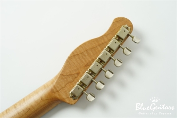 XTC-1 Olympic White over 3 Tone Burst Heavy Aged / Alder / Roasted Flame Maple #3910