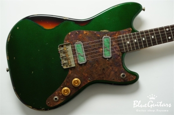 IRIS Patina #116 Medium Aged - Metallic Green over 3Tone Sunburst with Copper Red