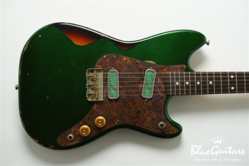IRIS Patina #116 Medium Aged - Metallic Green over 3Tone Sunburst with Copper Red