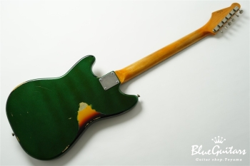 IRIS Patina #116 Medium Aged - Metallic Green over 3Tone Sunburst with Copper Red