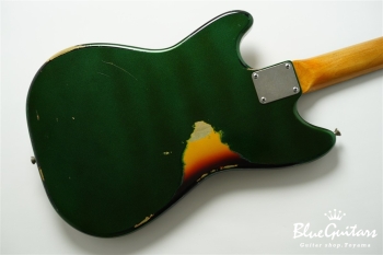 IRIS Patina #116 Medium Aged - Metallic Green over 3Tone Sunburst with Copper Red