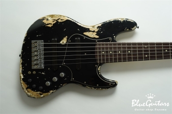 XJ-1T / 6st / Black over Shoreline Gold Heavy Aged / Ash / R / HRI #3367