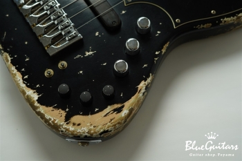 XJ-1T / 6st / Black over Shoreline Gold Heavy Aged / Ash / R / HRI #3367