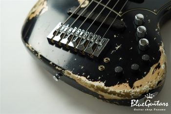 XJ-1T / 6st / Black over Shoreline Gold Heavy Aged / Ash / R / HRI #3367