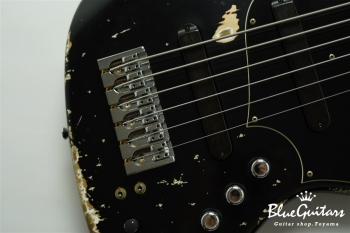 XJ-1T / 6st / Black over Shoreline Gold Heavy Aged / Ash / R / HRI #3367