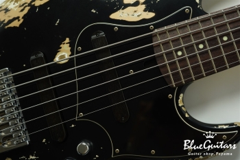 XJ-1T / 6st / Black over Shoreline Gold Heavy Aged / Ash / R / HRI #3367