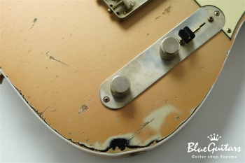 XTC-1 Shoreline Gold over 3Tone Burst Heavy Aged / Alder / Master Grade Roasted Flame Maple #3909