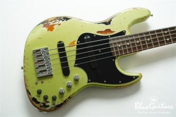 XJ-1T 5st Teal Green Metallic over 3Tone Burst Heavy Aged / Alder / R #3369