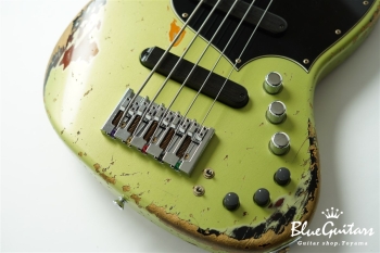 XJ-1T 5st Teal Green Metallic over 3Tone Burst Heavy Aged / Alder / R #3369