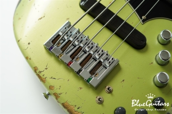 XJ-1T 5st Teal Green Metallic over 3Tone Burst Heavy Aged / Alder / R #3369