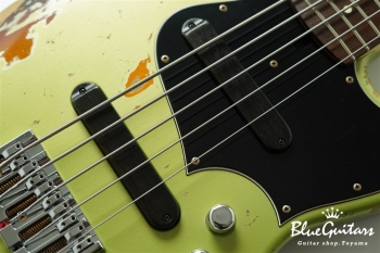 XJ-1T 5st Teal Green Metallic over 3Tone Burst Heavy Aged / Alder / R #3369