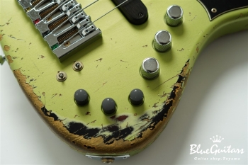 XJ-1T 5st Teal Green Metallic over 3Tone Burst Heavy Aged / Alder / R #3369