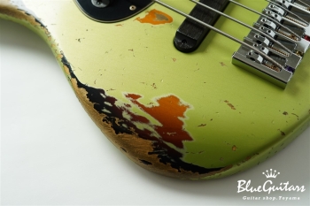 XJ-1T 5st Teal Green Metallic over 3Tone Burst Heavy Aged / Alder / R #3369