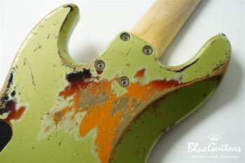 XJ-1T 5st Teal Green Metallic over 3Tone Burst Heavy Aged / Alder / R #3369