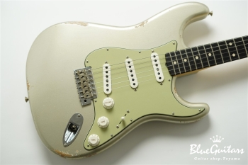 MBS 1961 Stratocaster Journeyman Relic Masterbuilt by Paul Waller - Inca Silver