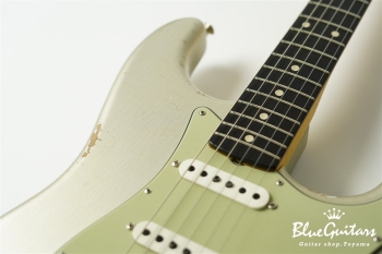 MBS 1961 Stratocaster Journeyman Relic Masterbuilt by Paul Waller - Inca Silver