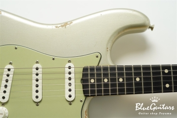 MBS 1961 Stratocaster Journeyman Relic Masterbuilt by Paul Waller - Inca Silver